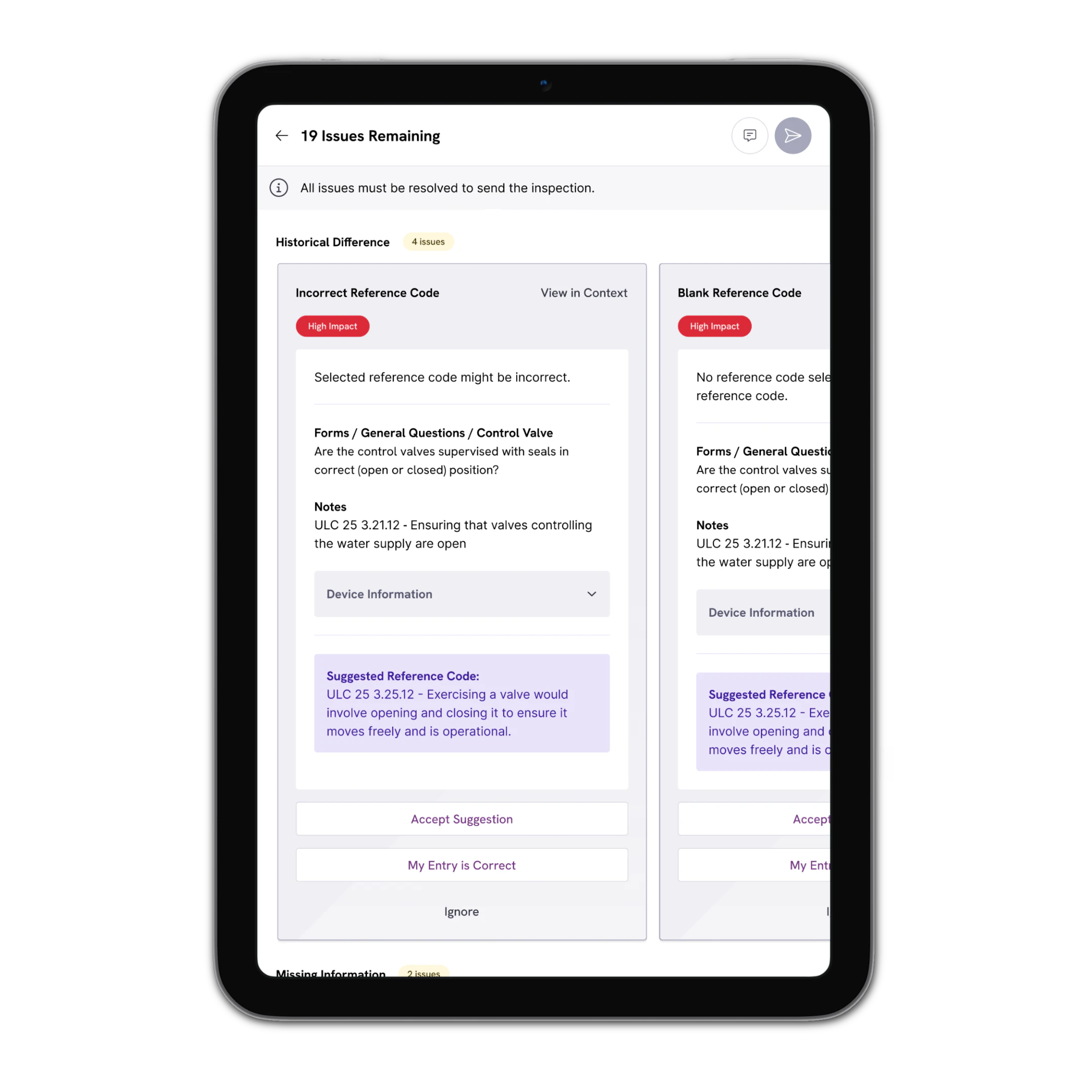 screenshot of Inspect Point